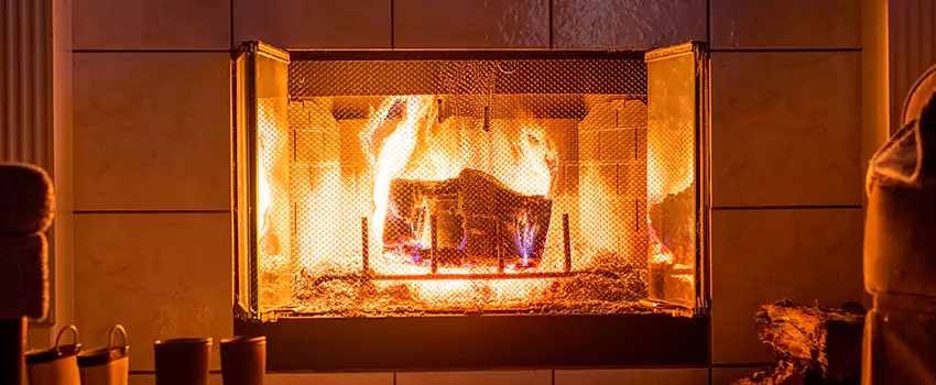 Mendota Hearth Landscape Fireplace Installation in Manhattan, Kansas