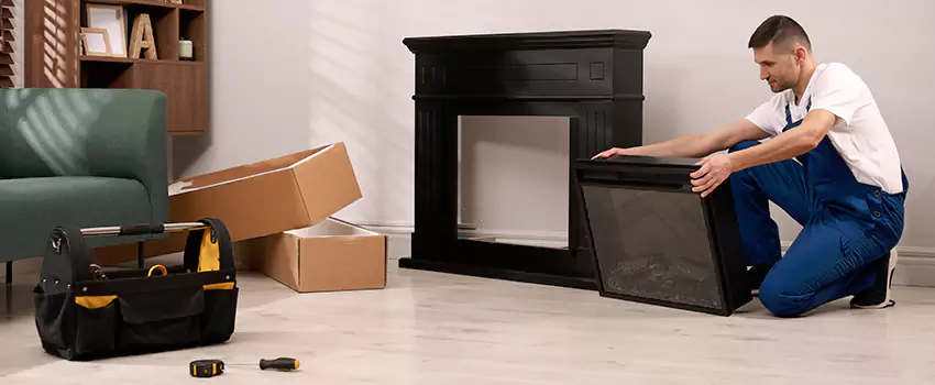 Old Rusted Metal Fireplace Repair And Replacement in Manhattan, KS